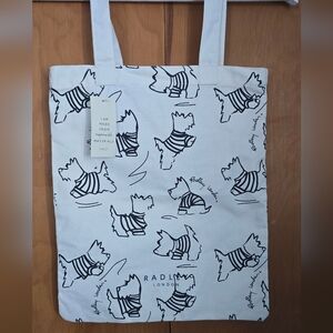Radley London Monochrome Dog Pattern Tote NWT